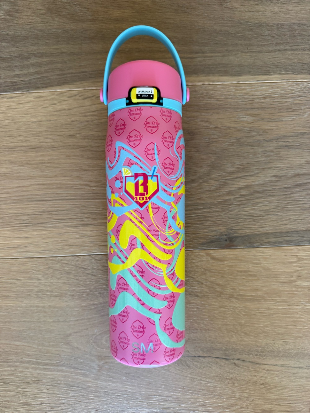 Baseball Lifestyle 101 Lemonade Mesa Sport Water Bottle -24oz -New